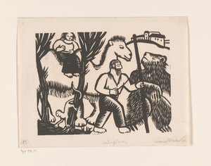 Bärenführer (título original del objeto) de Maria Uhden (signed by artist)
