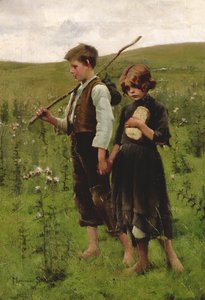 Sin hogar, 1885 de Marianne Stokes