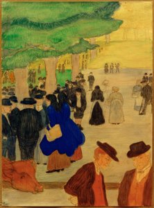 Mercado de ganado de Marianne von Werefkin