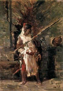 Askari (soldado de las fuerzas armadas coloniales de África Oriental) de Mariano Fortuny y Marsal