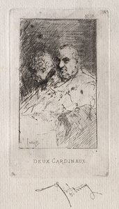 Dos cardenales de Mariano Fortuny y Marsal