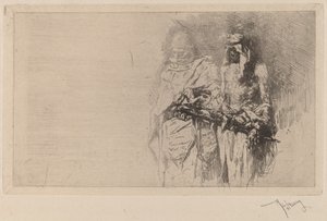 Croquis (Dos figuras árabes)