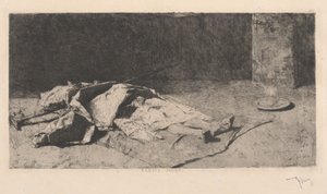 Kabyle muerto de Marià Fortuny