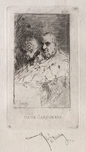 Dos Cardenales de Mariano José María Bernardo Fortuny y Carbó