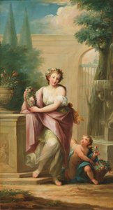 La Primavera, c.1805-06 (óleo sobre lienzo) de Mariano Salvador de Maella