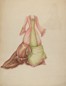 Vestido, c. 1942 de Marie Alain
