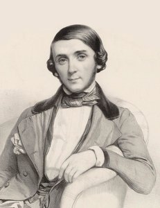 Retrato del pianista y compositor Jean-Henri Ravina 1818-1906, ca 1845 de Marie Alexandre Menut Alophe