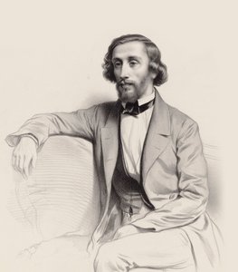 Retrato del pianista y compositor Julius Schulhoff 1825-1898, 1854