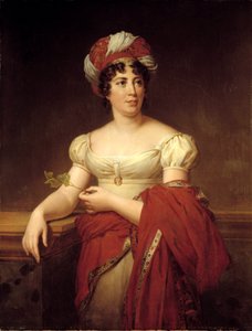 Retrato de Germaine Necker, baronesa de Stael Holstein, llamada Madame de Stael de Marie Eleonore Godefroid