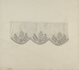 Borde Bordado, c. 1938 de Marie Famularo