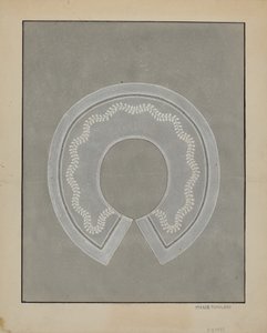 Cuello de lino bordado de Marie Famularo