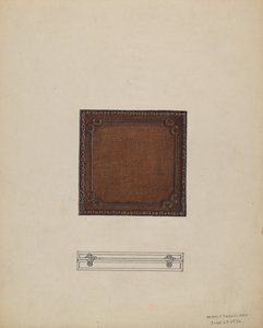 Estuche de medallas de cuero, 1936 de Marie Famularo