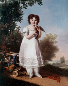 Retrato de Napoleone Elisa Bacciochi, Princesa de Piombino de Marie Guilhelmine Benoist