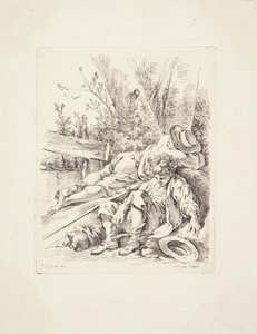 Dos niños duermen en un árbol de Marie Jeanne Boucher