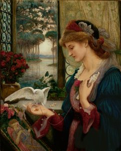 El mensajero del amor de Marie Spartali Stillman