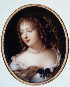 Retrato de Marie de Rabutin-Chantal (Rabutin Chantal), Marquesa de Sevigne conocida como Madame de Sevigne (1626-1696). de Marie Victoire Jaquotot