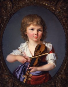 El maestro Henri Gabiou tocando el violín