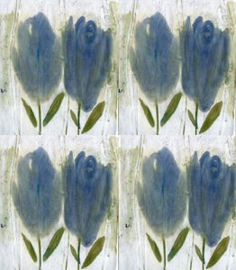Tulipanes azules de Marina Falco