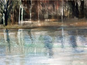 Reflexiones, 2018 (óleo sobre lienzo) de Marina Falco