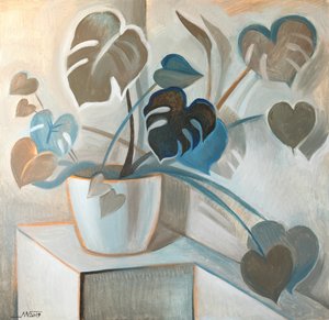 Modern Monstera Hearts de Marina Gorkaeva