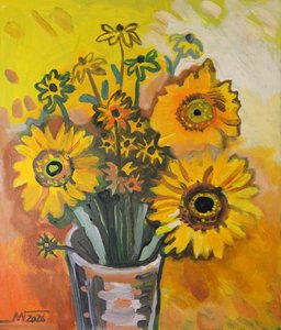 Ramo soleado de girasoles
