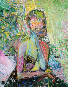 Retrato de un jardín colorido de Marina Nelson