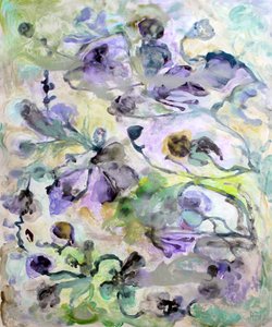 Abstracto floral etéreo de Marina Nelson