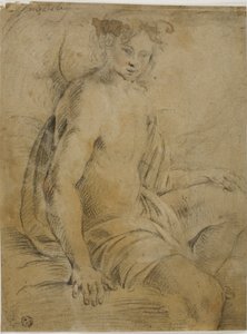 Ángel sentado