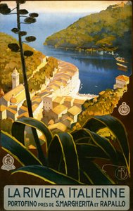 Anuncio de la revista La Riviera Italienne de Mario Borgoni