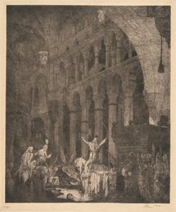Mohammed II en la Aye Sophia de Marius Alexander Jacques Bauer