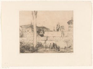 Palacio Bachi-Serai en Crimea de Marius Bauer (signed by artist)