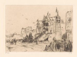 Calle en Jeypore de Marius Bauer (signed by artist)