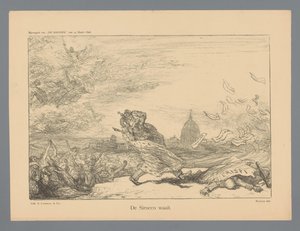 El Sirocco está soplando (título sobre el objeto) de Marius Bauer