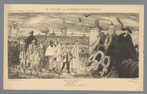 The Funeral of the Dutch Etching Club (título sobre objeto)