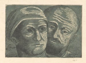Las cabezas de dos hombres de Marius Holleman