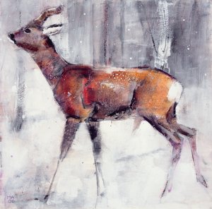 Ciervo en la nieve, 2000