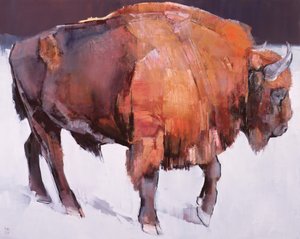 Bisonte europeo de Mark Adlington