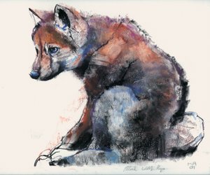 Cachorro de lobo polaco, 2001 de Mark Adlington