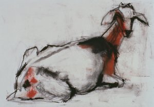 Cabra sentada, 1998 de Mark Adlington