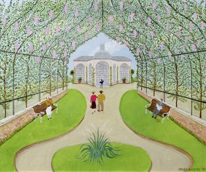Lilac Arbour (óleo sobre tabla)