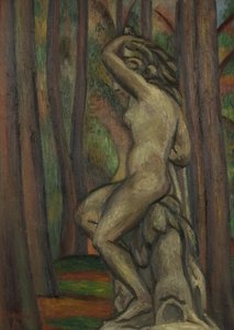 Estatua en un Parque de Mark Gertler