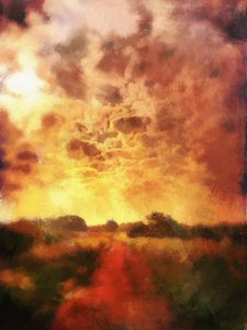 amanecer en el campo de Mark Gordon