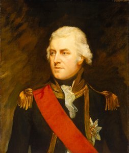 Capitán John Borlase Warren (1753-1822), principios del siglo XIX (óleo sobre lienzo) de Mark Oates