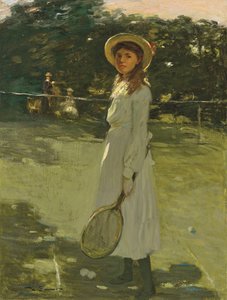 El tenista (óleo sobre lienzo)