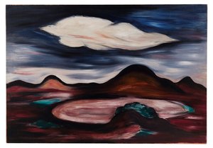 Paisaje con una sola nube de Marsden Hartley
