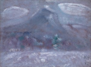 Monte Katahdin, tormenta de nieve de Marsden Hartley