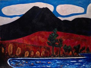 Monte Katahdin (Maine), Otoño #2, 1939-40 de Marsden Hartley