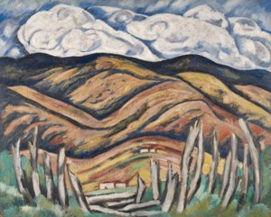 Lo último de Nueva Inglaterra-El principio de Nuevo México de Marsden Hartley