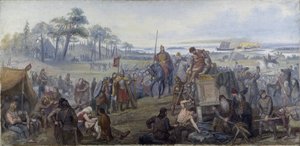 Después de la batalla de Fyrisvellir de Mårten Eskil Winge