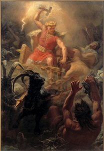 La lucha de Thor con los gigantes